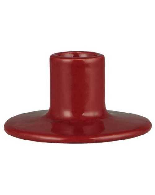 Bougeoir en grès rouge