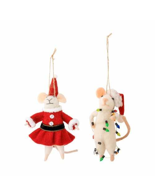 Couple de souris de Noël...