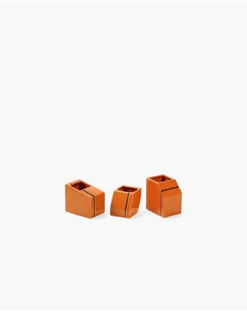 Set de 3 Mini Vases Orange...