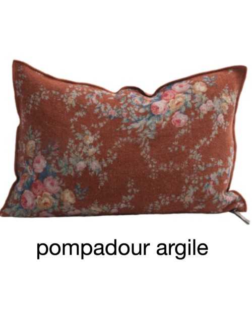 Coussin Wabi Sabi "Pompadour"
