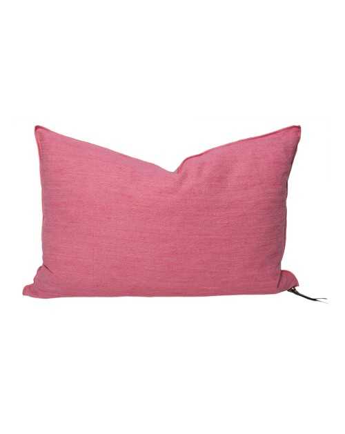 Coussin Lin lavé froissé...