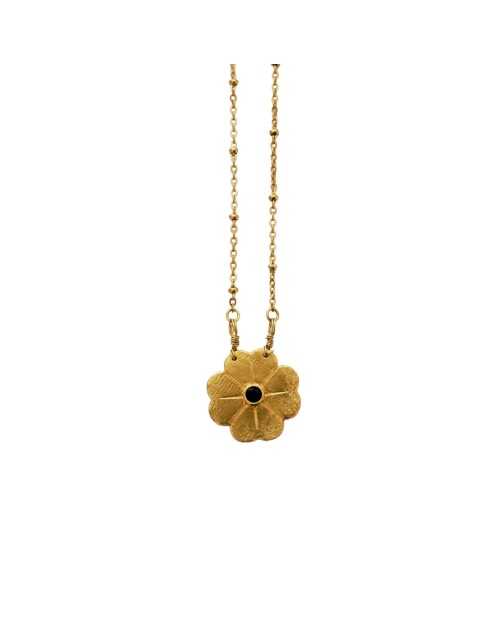 Collier Flowers Gold - Le...