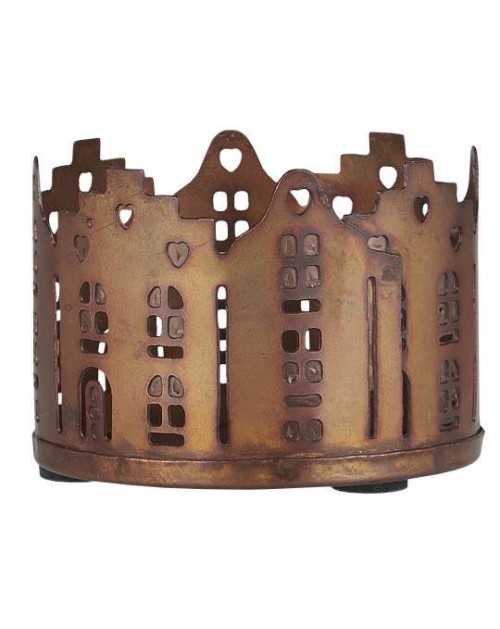 Bougeoir métal cuivré